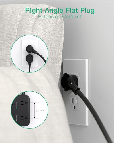 Surge Protector Power Strip with USB Charging Station