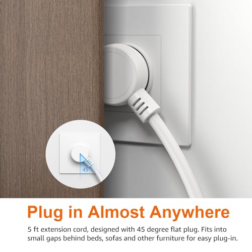 Amazon Basics 3 Outlet Power Strip with USB Ports