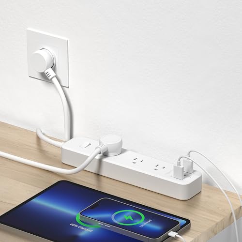 Amazon Basics 3 Outlet Power Strip with USB Ports