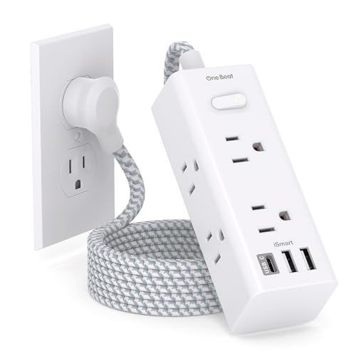 6-Outlet Surge Protector with 3 USB Ports