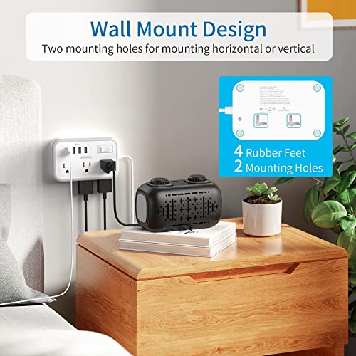 15 ft Surge Protector Power Strip with USB Ports