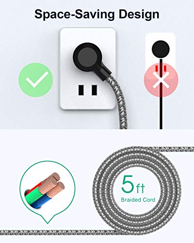 2-Pack Power Strip with USB Ports and Outlets