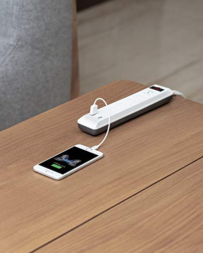 KMC 4-Outlet Surge Protector Power Strip Set