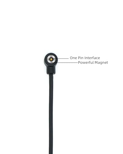 MAKCPOIMER Smart Ring Charger Cable, Smart Hand Fitness Ring Watch Charger (2p)