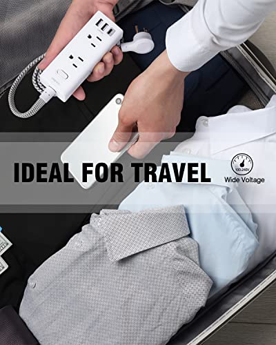 6-Outlet Surge Protector with 3 USB Ports