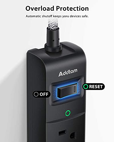 2-Pack Surge Protector with USB Charging Ports