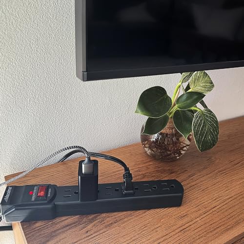 Maxxima 4-Pack Surge Protector Power Strip - Black