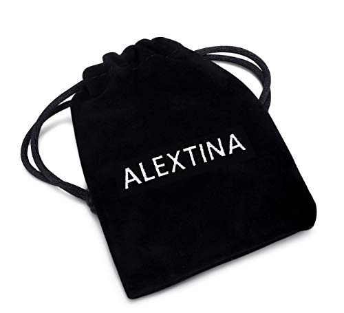 ALEXTINA Anxiety Ring for Women 6MM Rose Gold Rings for Women Stainless Steel Spinner Ring Sand Blast Glitter Finish Spinning Band, Size 5