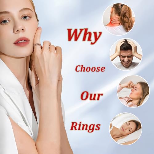 Vicmag Copper Magnetic Ring for Women 99.9% Copper Finger Ring Strong Magnet Ring Copper Jewelry Gift Adjustable