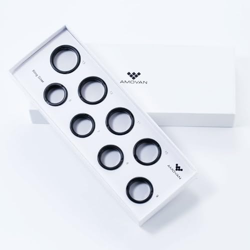 AMOVAN Ring Sizing Kit - Used to Measure The US Size 6-13 Smart Ring