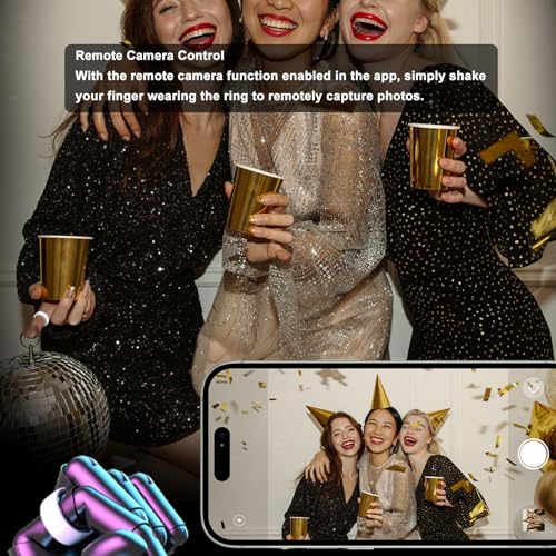 Sanpyl Health Ring Smart Ring, Bluetooth Fitness Sleep Heart Rate Smart Ring, Waterproof Health Ring to Monitor Fitness, for JYouPro (10)