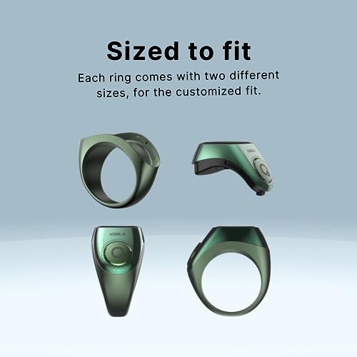 TAKVA - Zikr Ring Flex Pro | Improved, Smart Tasbih Ring (Interchangeable Ring Sizes) (Blue, 18/20/22mm)