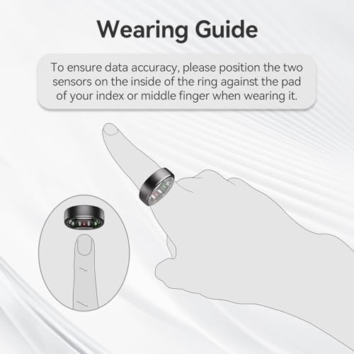Sizing Kit for RingConn Smart Ring - Sizing Kit Size First Before You Buy - Choose from 9 Sizes - Sizes 6 to 14 - Find The Perfect Ring Size Smart Ring Sizer