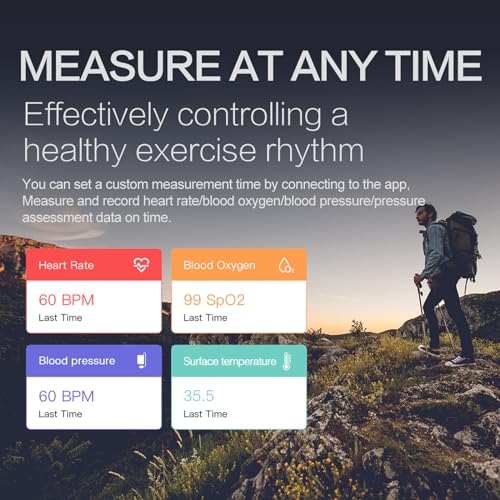 Smart Ring for Women Ladies Smart Rings Blood Pressure Monitor Heart Rate Health Rings Sleep Tracker Fitness Tracker Calories Step Counter Pedometer Compatible with iOS Android Phones Elegant Ladies