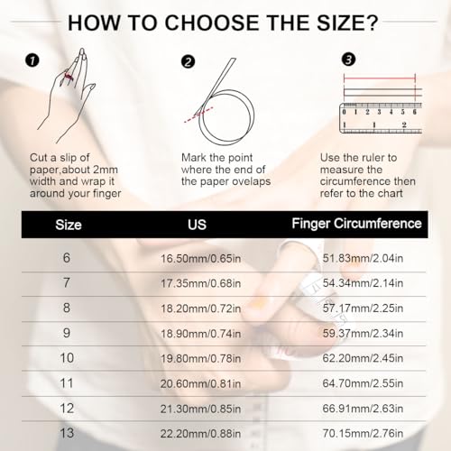 AMZAIZO Smart Ring Health Fitness Tracker,Sleep&Exercise Monitor Heart Rate,Blood Oxygen,Temp,Steps,Distance,Calories,Event Reminders,Air Gestures,SOS,5ATM Waterproof,for iOS & Android (#8)