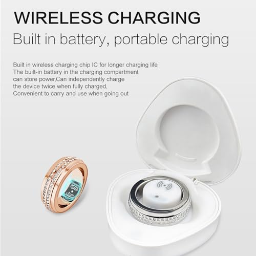 Smart Ring for Women Ladies Smart Rings Blood Pressure Monitor Heart Rate Health Rings Sleep Tracker Fitness Tracker Calories Step Counter Pedometer Compatible with iOS Android Phones Elegant Ladies