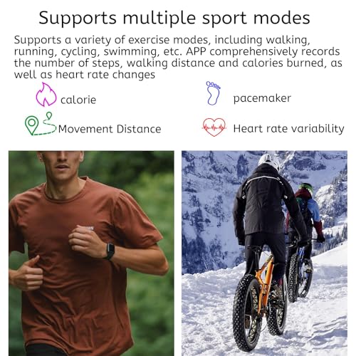 Smart Ring with Calories, Heart Rate,Step Counter, Heart Rate & Blood Oxygen Monitor, Sleep Tracking, and IP68 Waterproof - No App Subscription, Compatible with Android 5.1+ & iOS 8.0+ (Gold, 9)