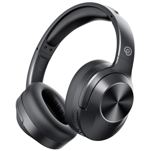 vibeadio Hybrid Active Noise Cancelling Headphones, Wireless Over Ear Bluetooth Headphones, Headphones Wireless with Transparency Mode, Deep Bass, Comfort Fit Ear Cups, 30 Hrs, for Home Office Travel