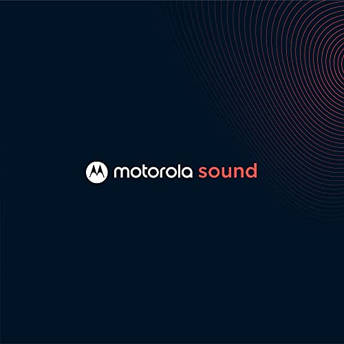 Motorola Sound Moto XT120 Over Ear Headphones Wired with Microphone, in-Line Control for Calls - Foldable Wired Headphones with Adjustable Cushioned Headband, Dynamic Bass, Clear Sound - White