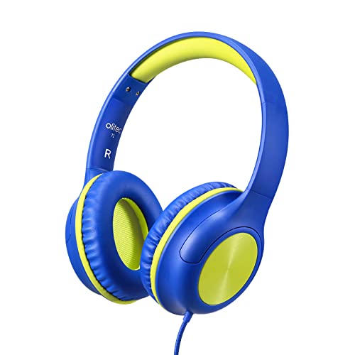 Olitec Kids Headphones - Over-Ear Headphones for Kids, and Teen, Ideal Headphones for Kids for School and Long-ride Travel, Lightweight Headset with Aux 3.5mm Jack Connection