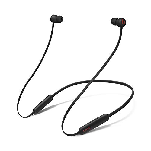beats Flex Wireless Earbuds - Apple W1 Headphone Chip, Magnetic Earphones, Class 1 Bluetooth, 12 Hours of Listening Time, Built-in Microphone - Black