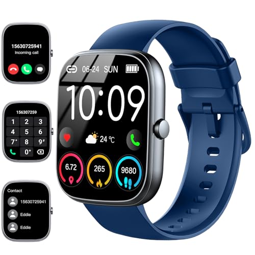 Smart Watch for Men Women (Answer/Make Call), 1.91"HD Smartwatch 2024 Fitness Activity Tracker, 110+ Sports IP68 Waterproof, Heart Rate/Sleep Monitor/Pedometer/Calories, Fitness Watch for Android iOS