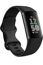 Fitbit Charge 6 Fitness Tracker with Heart Rate, GPS, Premium Membership, and Health Tools - Gold Case w/ Red Band, 1.04 Screen