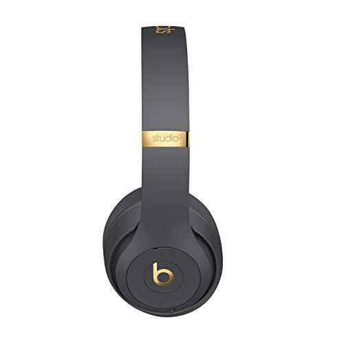 beats Studio3 Wireless Noise Cancelling Over-Ear Headphones - Apple W1 Headphone Chip, Class 1 Bluetooth, 22 Hours of Listening Time, Built-in Microphone - Shadow Gray