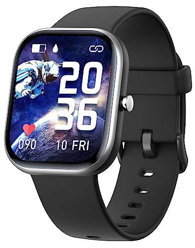 Kids Smart Watch for Girls,IP68 Waterproof Kids Fitness Tracker Watch with 1.5 Inch DIY Face,Heart Rate Sleep Monitor,19 Sport Modes,Calories Counter,Alarm Clock,Great Gifts for Children 6+ (Black)