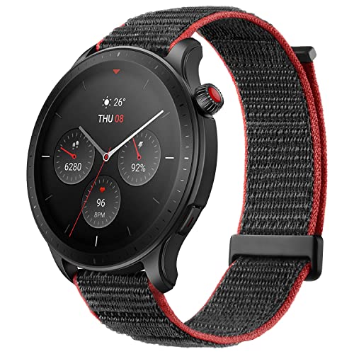 Amazfit GTR 4 Smart Watch 46mm, GPS, Alexa Built-In, Bluetooth Calls & Text, 14-Day Battery, Heart Rate Sleep Monitoring, AI Fitness App & Sports Coach, 150+ Sports Modes, for Android iPhone, Grey