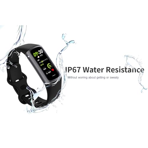 Excelpeakia Fitness Tracker, 25 Sports Modes, Heart Rate/Blood Oxygen and Pressure Monitor Sleep Step Tracker/Carolies Waterproof Smartwatch Smart Bracelet for Android and iOS Phone