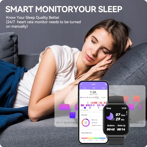 anyloop Smart Watches for Men Women(Answer/Maker Calls), 100+ Sport Modes Fitness Tracker with IP68 Waterproof Heart Rate Sleep Monitor Activity Tracker and Smartwatch for Android iOS