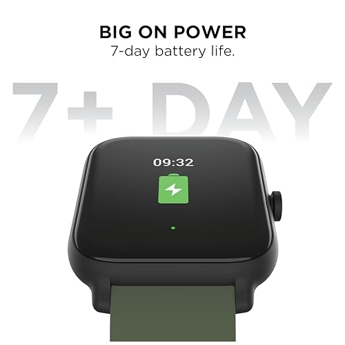 24/7 EVO Unisex Smartwatch - Fitness Tracker, Heart Rate Monitor, Customizable Watch Face - Activity and Calorie Tracker - Multi Sports Modes - Bluetooth Connectivity