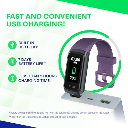 OCTANDRA Active 2 VeryFit Fitness Tracker Heart Rate SpO2 Blood Oxygen Saturation Sleep Monitor Step Counter Pedometer IP68 Waterproof Activity Running Smart Watches for Men Women (ID155) (Pink)