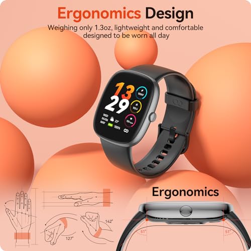 VPSTAY Fitness Tracker Watch with 24/7 Heart Rate Blood Oxygen Sleep Monitor, 1.69" HD 10 Day Battery Life Smart Watch, Step Calorie Counter Pedometer Activity Trackers Smartwatches for Women Men