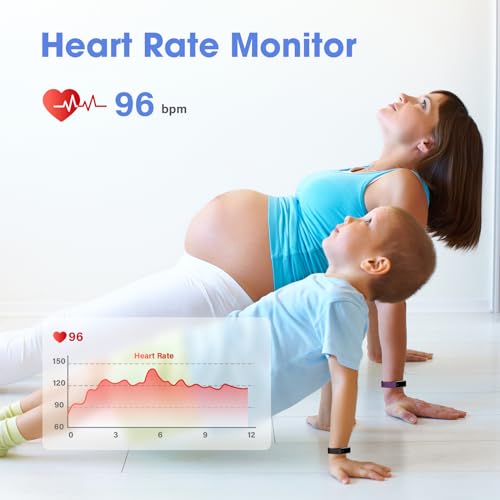 EURANS Kids Fitness Tracker for Boys Girls Teens, IP68 Waterproof Activity Tracker with Heart Rate, Blood Oxygen & Sleep Monitor, Alarm Clock, Calorie Counter, Step Counter