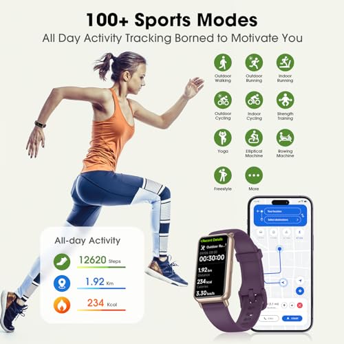 Fitness Tracker for Women Men, No App/Phone Required, 1.58" Smart Watch AMOLED Screen, 24/7 Heart Rate Blood Oxygen, Sleep Tracker, 50M Waterproof Activity Tracker with Pedometer for Andriod iPhone