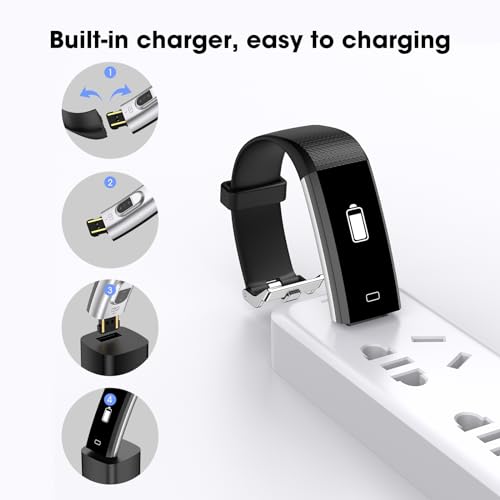 EURANS Kids Fitness Tracker for Boys Girls Teens, IP68 Waterproof Activity Tracker with Heart Rate, Blood Oxygen & Sleep Monitor, Alarm Clock, Calorie Counter, Step Counter