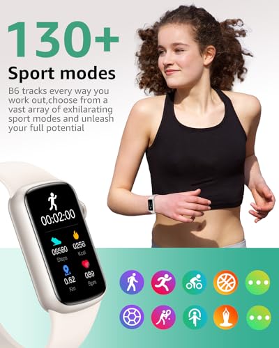 IMFRCHCS Fitness Tracker, Smart Watch with 1.47" TFT Touch Display, 137+ Sport Modes Activity Tracker with 24/7 Heart Rate Blood Oxygen and Sleep Monitor, IP68 Waterproof Tracker for Women Men