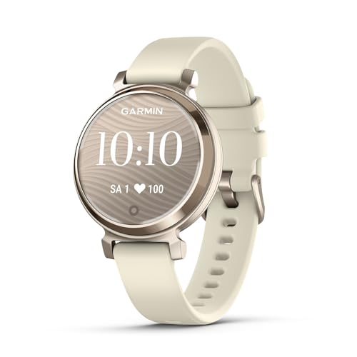 Garmin Lily 2, Small and Stylish Smartwatch, Hidden Display, Patterned Lens, Up to 5 Days Battery Life, Coconut