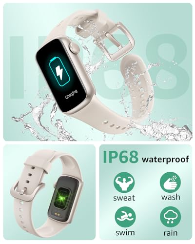IMFRCHCS Fitness Tracker, Smart Watch with 1.47" TFT Touch Display, 137+ Sport Modes Activity Tracker with 24/7 Heart Rate Blood Oxygen and Sleep Monitor, IP68 Waterproof Tracker for Women Men