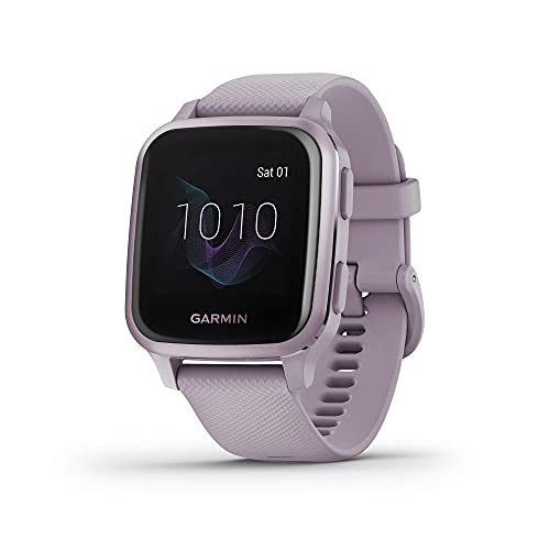 Garmin - Venu Sq GPS Smartwatch 33mm Fiber-Reinforced Polymer - Orchid (Renewed)