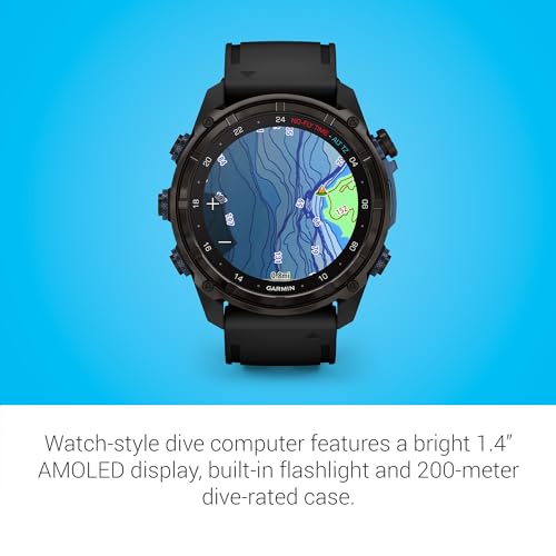 Garmin Descent™ Mk3i, Dive Computer and Multisport GPS Smartwatch, Air Integration, Black