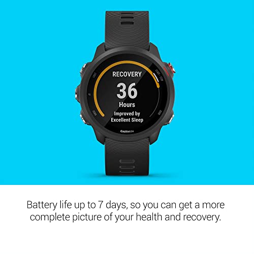 Garmin Forerunner 245 Music, GPS Running Smartwatch with Music and Advanced Dynamics, Black (Renewed)