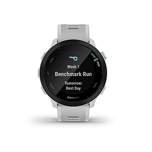 Garmin Forerunner 55 Blanco/42mm Smartwatch Running/GPS/Monitor De Heart Rate