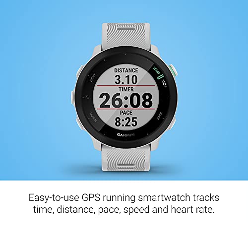 Garmin Forerunner 55 Blanco/42mm Smartwatch Running/GPS/Monitor De Heart Rate