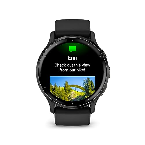 Garmin Venu 3, GPS Smartwatch with AMOLED Display, Black | Advanced Health and Fitness Features, Up to 14 Day Battery Life, Body Battery Energy Monitoring with Signature Power Bundle