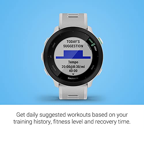Garmin Forerunner 55 Blanco/42mm Smartwatch Running/GPS/Monitor De Heart Rate