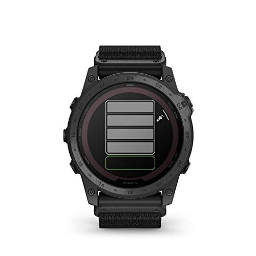 Garmin tactix 7, Pro Ballistics Edition, Ruggedly Built Tactical GPS Watch with Solar Charging Capabilities, Applied Ballistics and Nylon Band,Black
