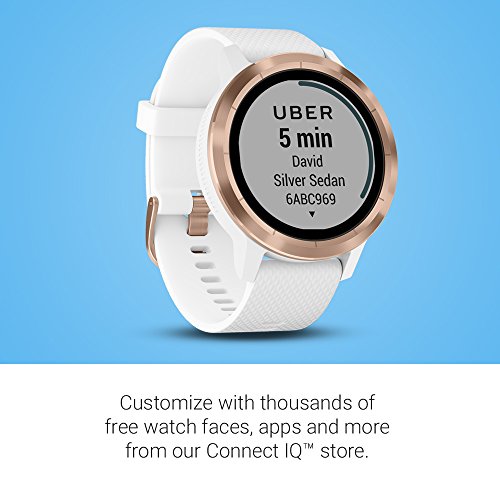 Garmin 010-01769-09 Vívoactive 3, GPS Smartwatch with Contactless Payments and Built-in Sports Apps, White/Rose Gold